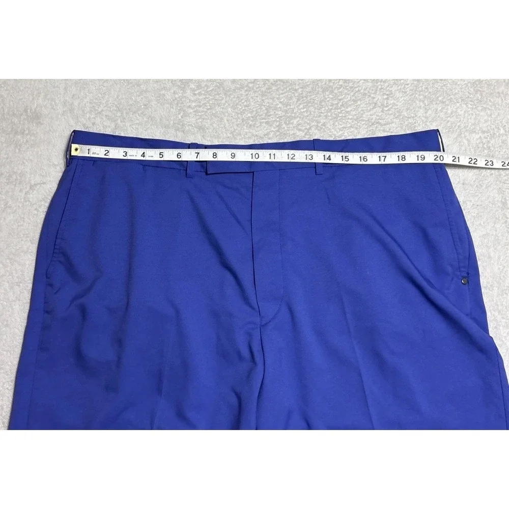 Ralph Lauren RLX Golf Shorts Men's Size 40 Blue Performance Flat Front Chino